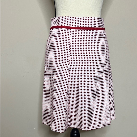 Chic Red and White Polka Dot  A-Line Skirt - Picture 10 of 12